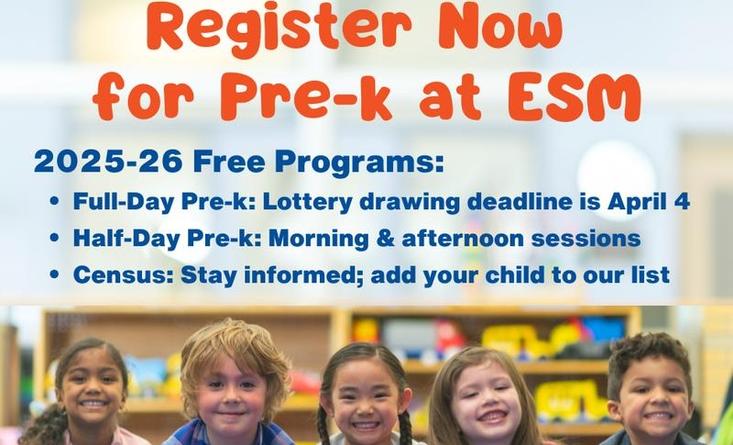 Pre-k: Full & Half Day Registration Open